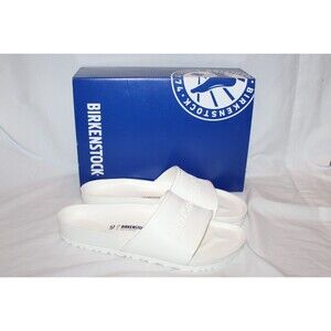 Birkenstock Barbados EVA Sandals EU 43 Womens 12 White Slip On Slides Mens 10